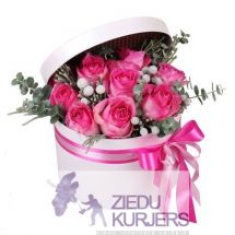 Ziedu kaste nr3: Букет из роз нр3: Flower box 3. gab. 55.00 €