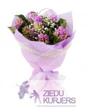 Pušķi ar smaržīgām hiacintem: Букет 72: Bouquet 72. шт. 45.00 €