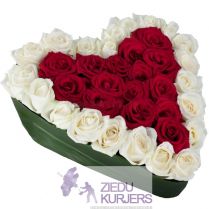 Mīlestības simbols: Cимбол любвы: Flower heart 8. gab. 95.00 €