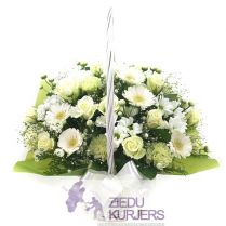 Ziedu grozs nr.26: Корзина цветов 26: Flower basket 26. cnt. 98.00 €