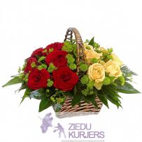 Ziedu grozs nr.37: Корзина цветов 37: Flower basket 37. шт. 76.00 €